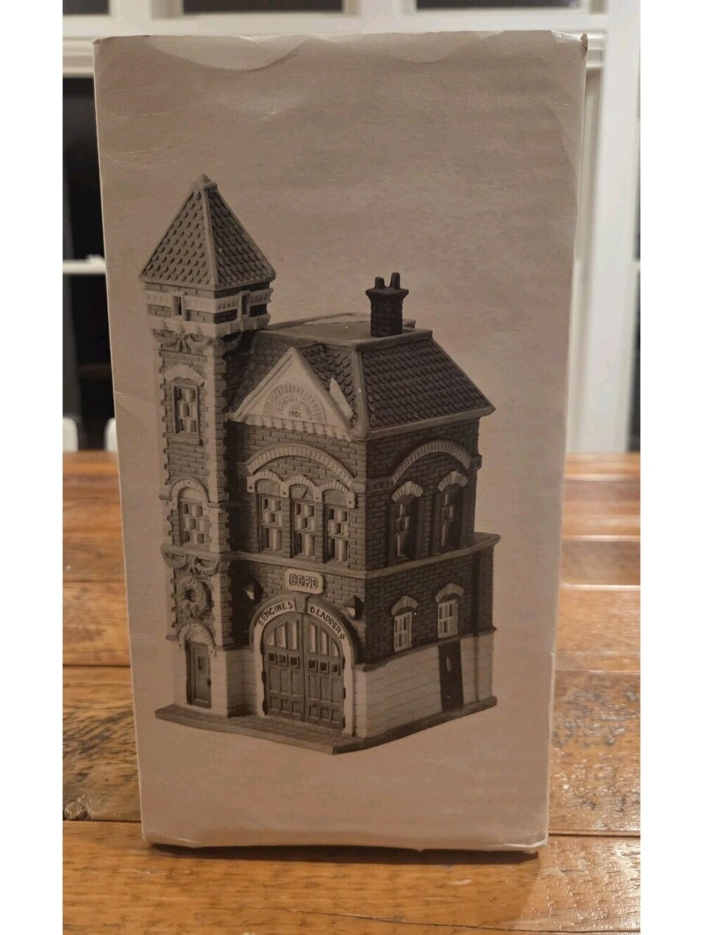 Department 56 Red Brick Fire Station Christmas In The City Heritage  5536-0